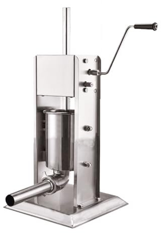 KHZKHC Insaccatrice Verticale Manuale in Acciaio Inossidabile, Macchina da Cucina Verticale per Riempimento di Carne, Diametro Interno del Tubo Intestinale 15/20/30/35 Mm, per Cucina Commerciale