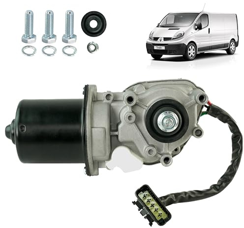 Motor limpiaparabrisas compatible para Trafic 2, Vivaro A y Primastar (2001-2014) 2881000QAC, 91160081, 4408625