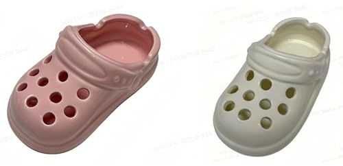 Creative Clogs Keramik-Zigarettenaschenbecher, niedlicher Aschenbecher, tragbar, rauchfrei, für Raucher, drinnen und draußen, Büro, Zuhause, cooler Zigarren-Aschenbecher, handgefertigtes Geschenk,