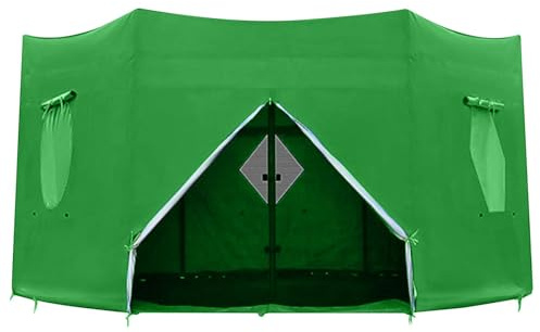 Tente pour Trampoline 183cm/244cm/306cm/366cm/427cm, Auvent de Trampoline, Protection Contre Le Vent Et Le Soleil, Pare-Soleil de Trampoline, Housse De Tente pour Trampoline Rond à 6 Poteaux Droits