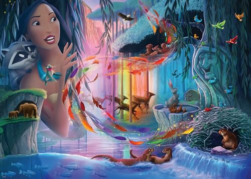 Ravensburger Puzzle 12001344 - Pocahontas- 1000 Teile Disney Castle Collection Puzzle für Erwachsene und Kinder ab 14 Jahren