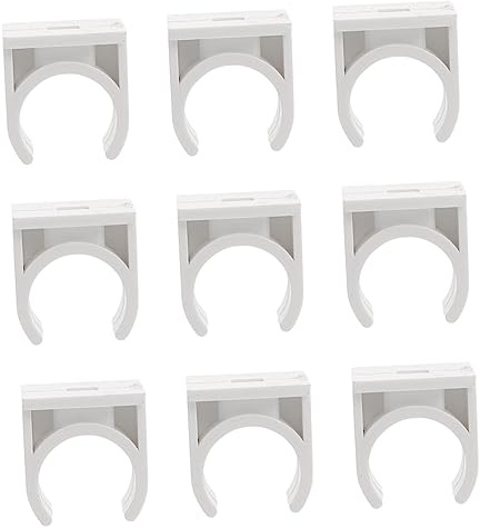 HOMSFOU Supporto Per Tubo u Pinza Per Installazione Di Tubi e Cavi Confezione Da Resistente Corrosione e Facile Da Installare Per Gas e Fissaggi Su Muro