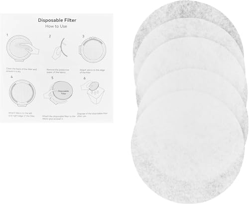 AMZCHEF Filtres en coton jetables pour hotte aspirante portable modèle : AH003 [5 pièces]