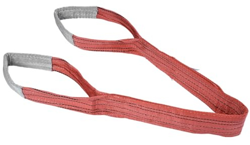 5T flache Hebeschlinge, hohe Festigkeit, breite PES-Gurtbänder, Kran-Rigging-Zubehör, 2 Meter