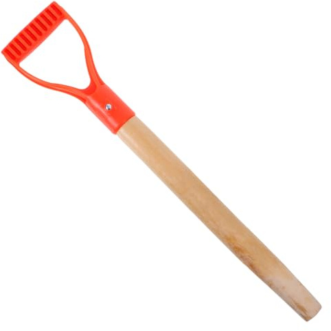 Toddmomy Garden Fork Replacement Handle 19.68 Inch Wooden D Shaped Spading Shovel Grip with Ergonomic Non-Slip Design Quick Installation for Garden Tools Rakes and Hoes