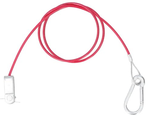 IRGVJIFR Fune di Traino Cavo di Sicurezza for rimorchio da 3,3 Piedi, Cavo di Sicurezza anticaduta in Acciaio Inossidabile for rimorchio