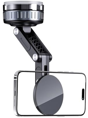 zjhukfmc Soporte magnético para teléfono móvil para Coche, Giratorio 360 Grados, Soporte de Plegable para el salpicadero, Parabrisas, Camiones, caravanas, etc