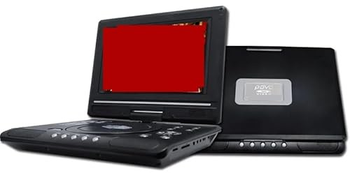 KONGMM Lettore Dvd Lettore Dvd Portatile da 9,8 Pollici for Auto da casa VCD Lettore TV CD USB Telecomando con Schermo Girevole a 270°