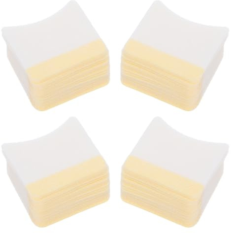 SOIMISS 160 Stück Bogenförmige Makeup Entferner Pads aus Baumwolle für Sicheren Wimperncreme Entferner im Make Up Zubehör für Salon und Dressing Room