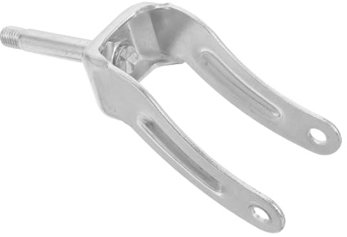 VICASKY Wheelchair Front Fork Replacement Steel with Precision Bearings Wear-Resistant Support for Manual and Electric Wheelchairs Smooth Turning Transport Chair Accessory Silver