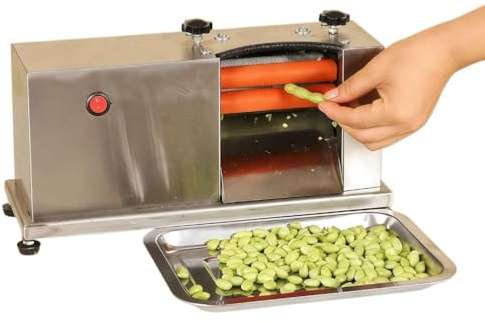 Sbucciatore di piselli del fagiolo automatico dell'acciaio inossidabile, sbucciatore commerciale di pisello di 10 kg/h, per la cucina del ristorante dell'hotel