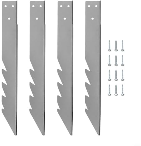 Kit d'ancrage au sol en acier galvanisé pour balançoire, cadre d'escalade, équipement de jeu de jardin, résistant aux intempéries, 400 mm
