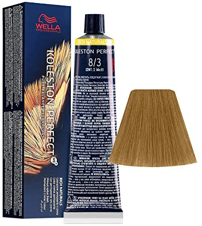 8/3 Light Blonde Gold Wella Koleston Perfect Me+ Rich Naturals 60ml