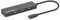 Manhattan 164924 4-Port USB 3.2 Gen 1 Hub USB-C-Stecker auf 4 x USB-A-Buchse, 5 Gbit/S Datenübertragungsraten, Stromversorgung über USB, Schwarz