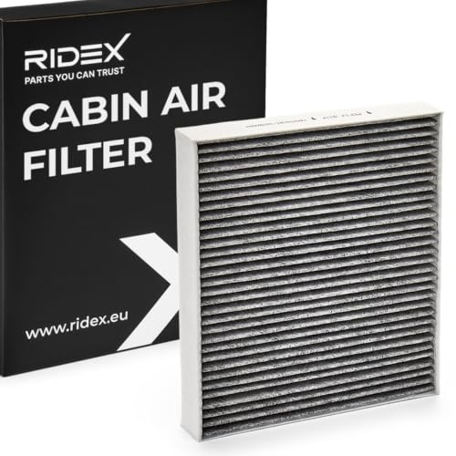 RIDEX 424I0484 Innenraumfilter Pollenfilter Aktivkohlefilter Höhe: 30 Breite: 234 Länge: 253 Kompatibel mit VW Golf 7 Schrägheck 5G1, BQ1, BE1, BE2 Passat Variant 3G5, CB5 Golf 7 Variant BA5, BV5