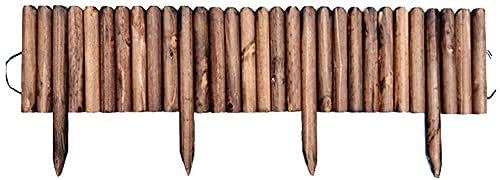 Recinzioni per Giardino Staccionata per Giardino Erba da esterno Prato Aiuole Bordi delle piante Bordi in legno Steccato da giardino per pannelli decorativi paesaggistici llxyzrzbhd164(Color:Low;Size: