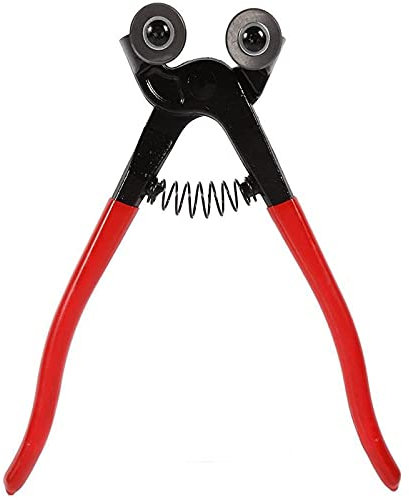 Pinza per Tagliare Piastrelle, Taglia Mosaico, Pinza Tagliapiastrelle in Ceramica, per Ceramica, Altri Materiali Vari, Tessere di Vetro Tagliato (Rosso)