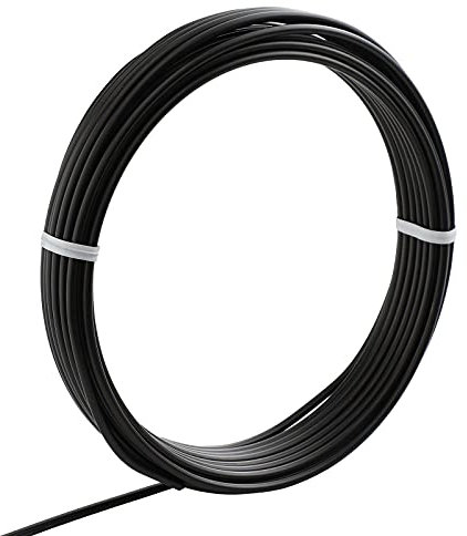 Wazakura Alambre para Entrenamiento Bonsai en Aluminio 3mm 150g Hecho en Japón, Alambre Japonés para Bonsai para la Modelación de Ramas y Troncos - Negro (3mm)