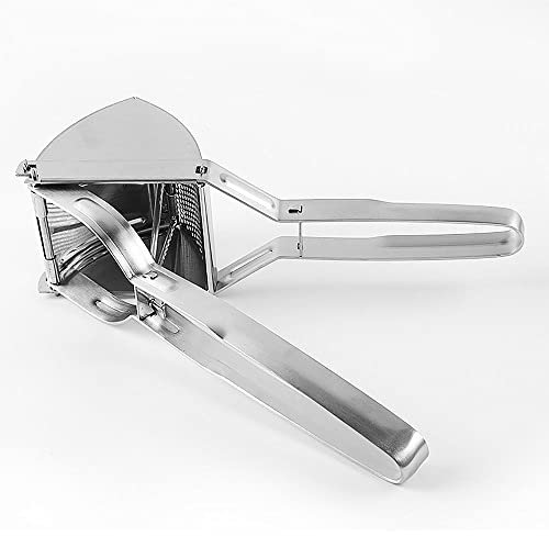2PCS Potato Masher, Stainless Steel Potato Ricer Multifunctional Fruit Vegetable Baby Food Press Heavy Duty Food Press