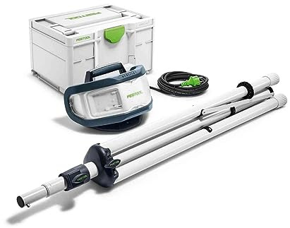 Festool SYSLITE DUO-Set Baustrahler mit Stativ ST DUO 200, Systainer | LED-Baustrahler Set mit Teleskopstativ und Systainer – 8.000 lm, IP 55, 4,5 m Kabel