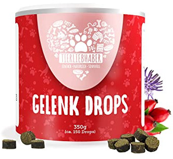 TIERLIEBHABER – Gelenk Drops mit Grünlippmuschel Hund – Von Tierärzten entwickelt – Gelenktabletten Hund geeignet als Hunderunde Futtertopping – Hundeleckerli mit Teufelskralle, MSM & Kollagen