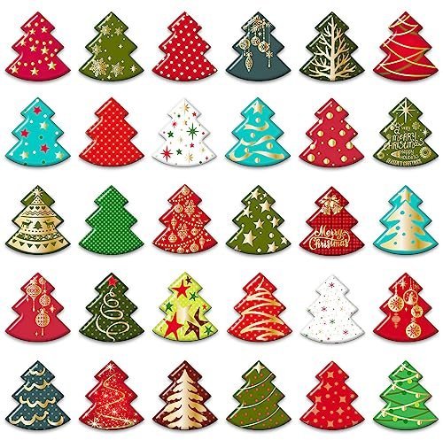 MORCART 30 Stück Kühlschrankmagnete Weihnachtsmagnete für Kühlschrank Magnettafel Whiteboard Küche Klassenzimmer Büro Kabine Lustige dekorative Magnete Geschenke für Erwachsene Kinder
