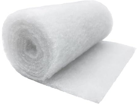 CWA Lana filtrante de alta calidad para acuarios y estanques cristalinos, medios de filtración para agua más limpia (3 m x 45 cm)