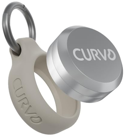 CURVD Premium-Tragetasche – robuster Reise-Schlüsselanhänger-Behälter, kleiner, wasserdichter Halter für Ohrstöpsel, Pillen, Münzen, kompatibel mit Loop, Eargasm & Vibes oder kompakter Mini-Geldbörse
