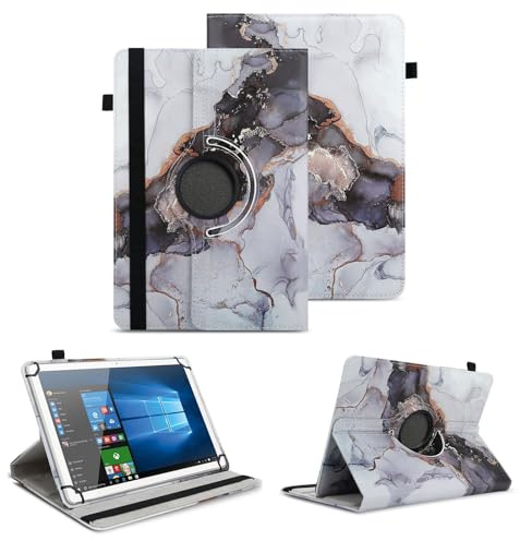 NAUC Tablet Schutzhülle kompatibel mit Telekom T Tablet / 2 Hülle 360 Grad Drehbar Tasche für Tablets ultradünne Kunstleder Tablethülle Standfunktion 360° Drehbar Tablet Case