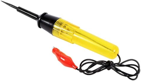 VOBOR Elektrischer Stromkreis Tester, 6 V, 12 V, 24 V Gleichstrom DC Spannungsprüfer für Auto,LKW,Prüflampe KFZ,Sondenstift für Auto Diagnosewerkzeuge