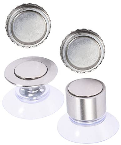 MUCKLILY 6sätze Magnetischer Seifenhalter Für Dusche Wandmontierter Seifenspender Mit Starkem Saugmechanismus Rostfreiem Und Natürlicher Wasserabfluss- Teiliges Für Badezimmer Und