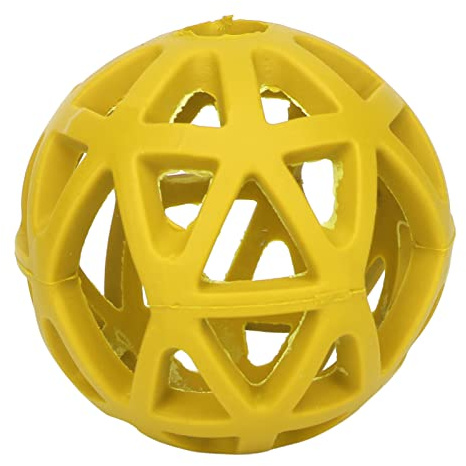 Asixxsix Hunde-Hohlball-Spielzeug, Gummi-Hundespielzeug, Puzzle-Ball, Bissfest, Tragbar, Kaubar, Haustier-Spielzeug, Ball, Spaß, Interaktives Haustier-Spielzeug für Hunde, Katzen,