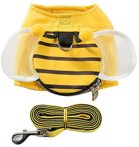 BESPORTBLE Hundeweste Und Hundeleine Haustier-Set Für Hunde Und Welpen Bequeme Passform Und Einfache Handhabung