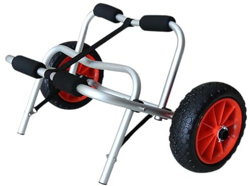 Kajakwagen, zusammenklappbar, Bootsträger, Kajak-Träger für Kanu, Dolly und Kajak, Paddelboard, Transportwagen