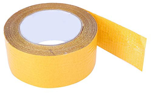 Ruban adhésif double face robuste, ruban adhésif double face en maille de fibre de verre robuste, ruban adhésif double face en fibre de verre imperméable pour tapis mur