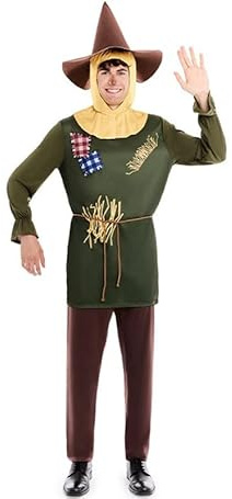 Partilandia | Disfraz de Espantapájaros para hombre (Talla M)