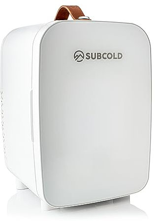 Subcold Pro10 Luxury Mini Fridge Cooler | Compact 10L Portable Small Fridge 12V & 240V | Efficient, Quiet Cooling System | Ideal for Bedroom, Office, Beauty & Car | (White)