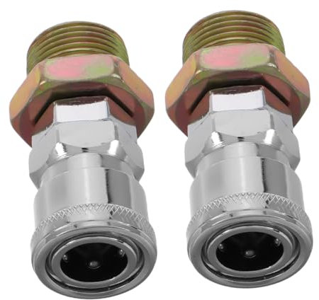 MAGICLULU 2pcs Truck Gas Tank Connector Fuel Funnels for Gas Air Compressor Connectors Quick Release Coupler at Station