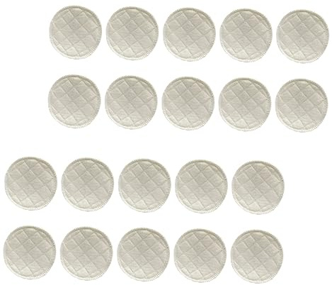 UPKOCH 20pièces Coussinets Allaitement Respirants Et Lavables Protège-tétons Lot