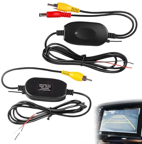 Trasmettitore e ricevitore video a colori wireless 2.4G per telecamera di emergenza veicolo Ricevitore wireless per telecamera auto 12V colori
