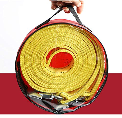 BCJMKDX Corda di Traino per Auto. Fune di Traino for Auto da 5 tonnellate e Metri, Fune trazione for Veicoli Fuoristrada, for rimorchi con, Cinghie for carichi Pesanti