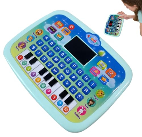 Laptop Spielzeug, Lern-Tablet für die Kleinen - Zahlen 'Alphabet', Lernspielzeug, Geburtstagsgeschenke für Kinder im Alter von 1 2 3 4 Jahren