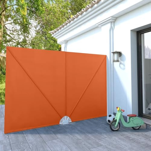 Genérico Toldo Lateral Plegable terraza Color Terracota 300x200 cm,Casa y jardín,Jardín,Artículos de Exterior,Sombrillas,Marrón,5.13 KG,44573