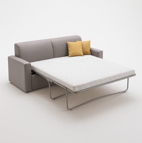 Kaysa Materasso per Divano Letto Piazza e mezza 110x178 3 Pieghe Ortopedico | Waterfoam Alto 7 cm, Rivestimento Anallergico e Ultra Resistente