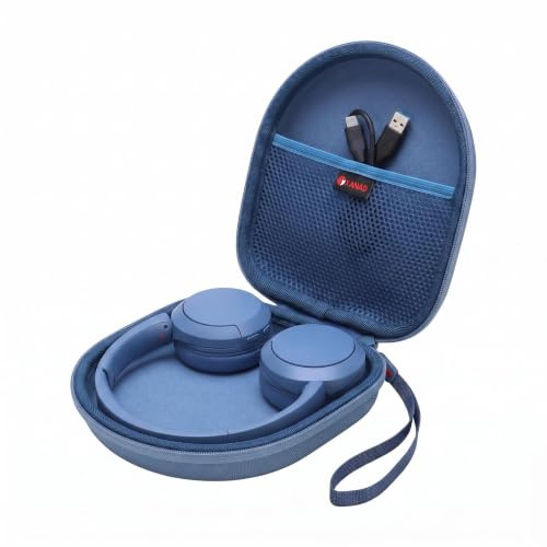 XANAD Headphone Case for Sony WH-CH520 Travel Carrying Headphones Blue | Case Compatible with Sony WH-CH520/WH-CH510 Over-Ear Headphones Storage for Cables,Multiple Colours
