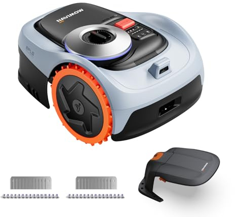 Segway Navimow i205 AWD Robot Lawn Mower without Boundary for 500 m², w/Garage S, All-Wheel-Drive for 45% Slopes, EFLS NRTK + Vision, Auto Mapping, No RTK Antenna Required (Ship Separately)