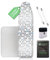 SimplySmooth Funda para Tabla de Planchar 150 x 50 cm Apta para Todas Las planchas de Vapor con tensores paño de Planchar y Libro electrónico Planchado rápido Acolchado de algodón Puro