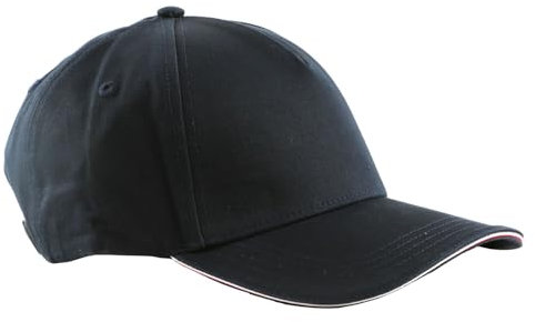 Tommy Hilfiger Herren Cap TH Elevated Corporate Basecap, Blau (Space Blue), Einheitsgröße