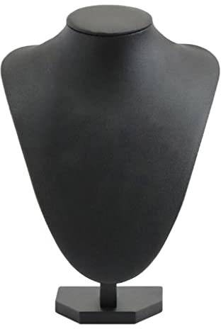 predolo Femmes Filles Collier Présentoir Bijoux Affichage Buste Photo Accessoires, 29x21cm