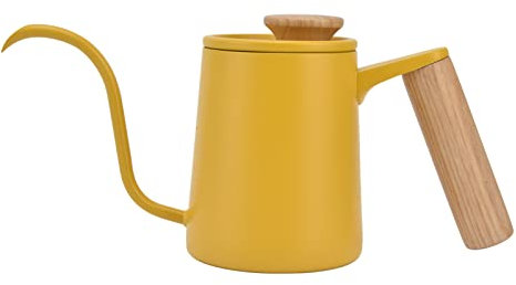 350ml Teiera, Becco Collo D'oca in Acciaio Inossidabile Lungo Bollitore Tè Caffettiera Da Campeggio Versare Sopra Il Bollitore per Il Caffè per La Cucina Di Casa E L'ufficio